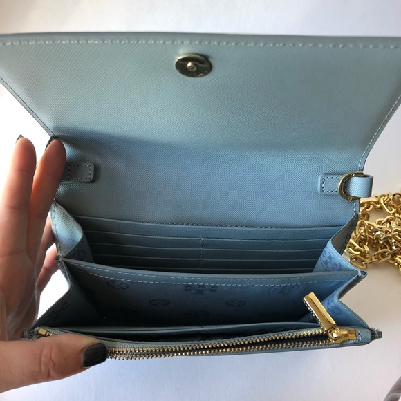 Tory Burch Robinson Wallet On A Chain Crossbody - Picture 2 of 4